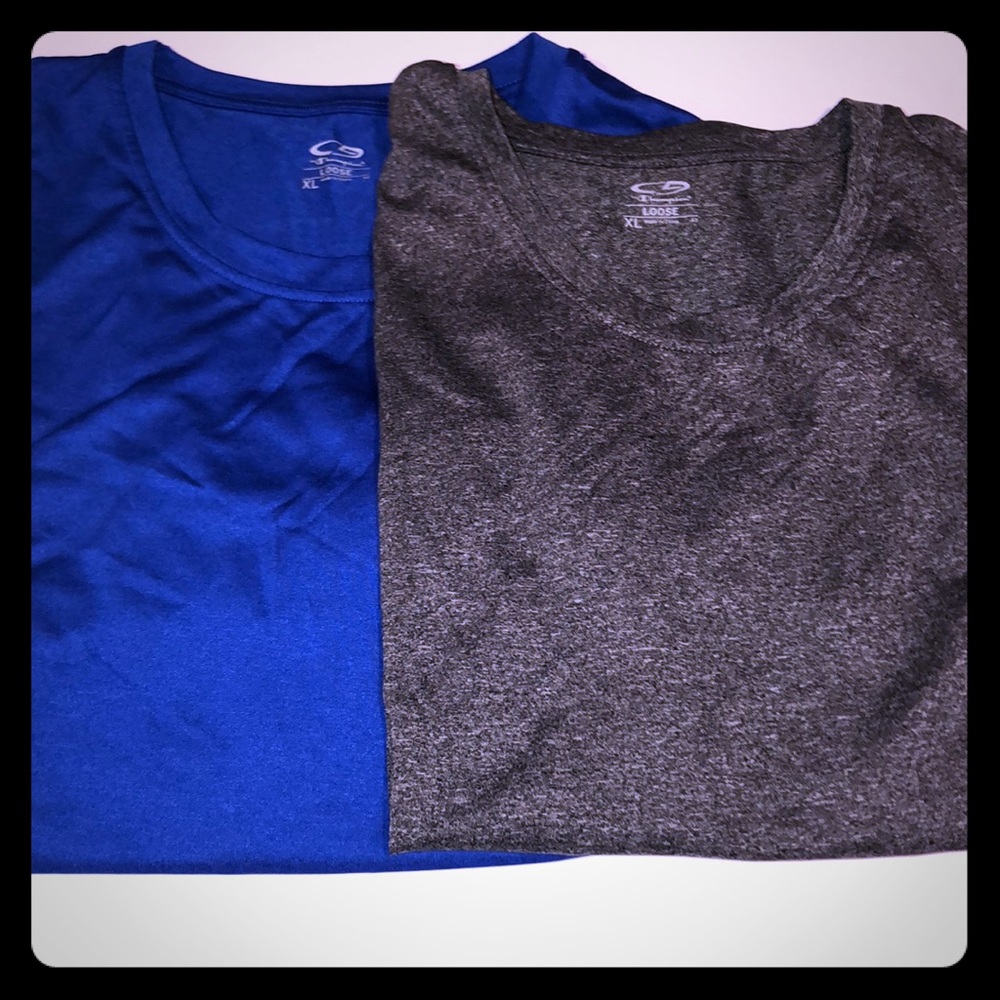 2 Champion Loose Fit & Active Shirts XL